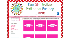 Desktop Screenshot of eurogirlsboutique.com